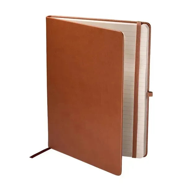 Hardcover Notebook With Pen Loop & Document Poc