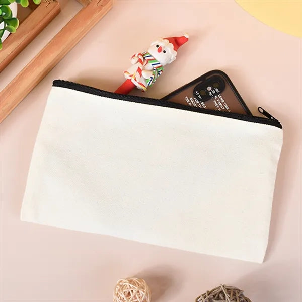Durable Canvas Zipper Pouch