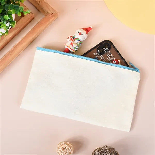 Durable Canvas Zipper Pouch
