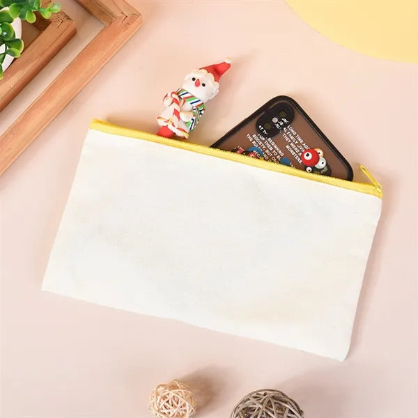 Durable Canvas Zipper Pouch