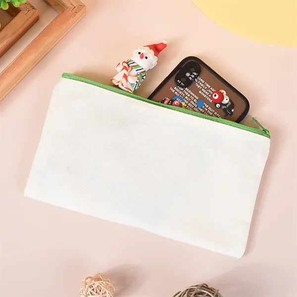 Durable Canvas Zipper Pouch