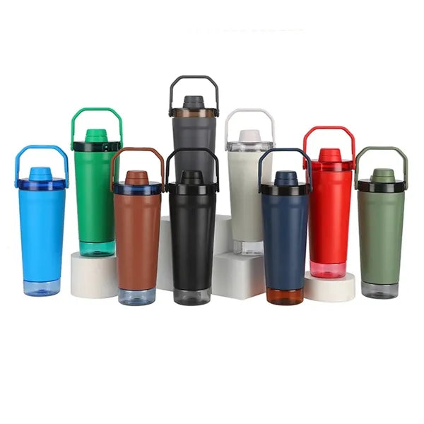 20Oz Leakproof Stainless Steel Protein Shaker