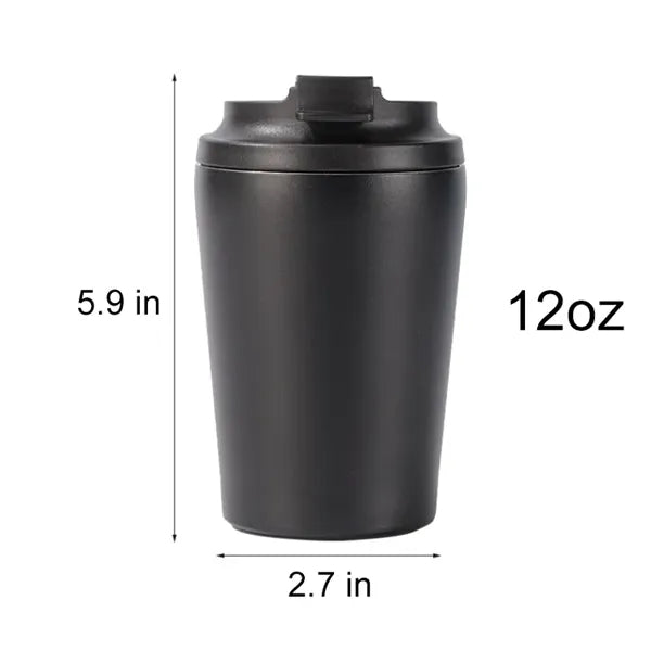 12oz Stainless Steel Vacuum Travel Mug