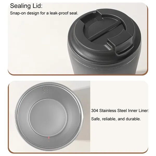 12oz Stainless Steel Vacuum Travel Mug