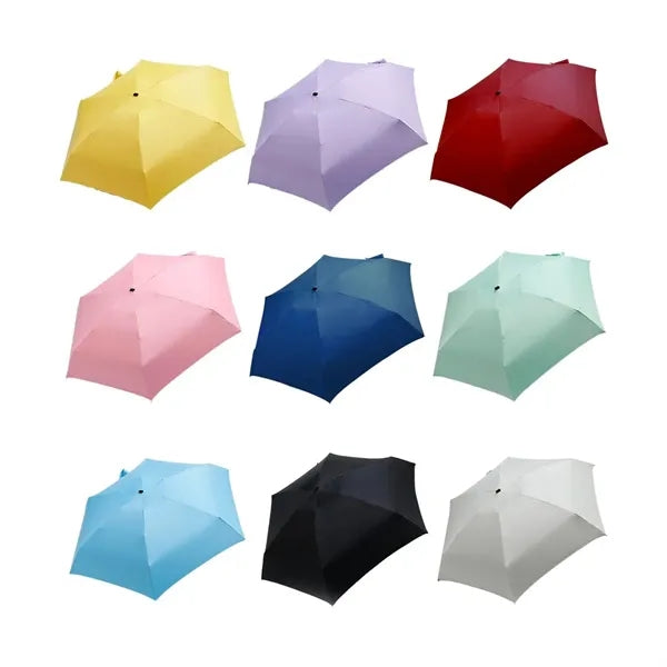35" Compact Capsule Folding Umbrella