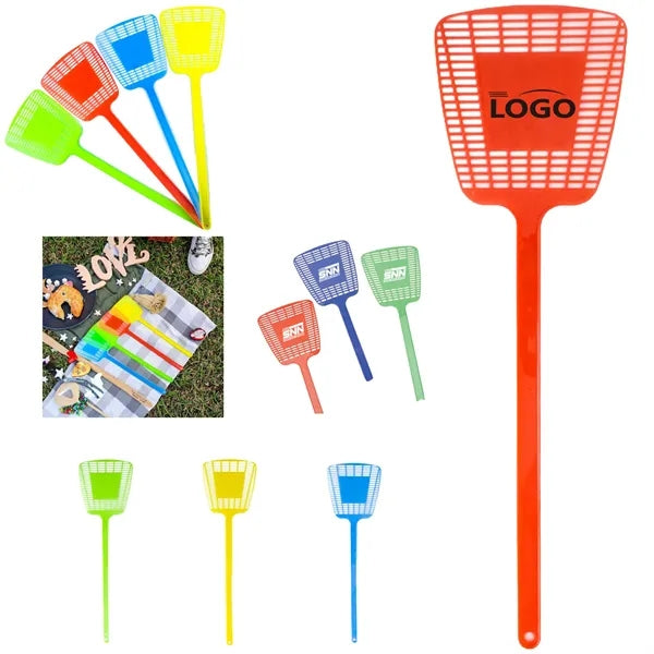 Long Handle Plastic Fly Swatter