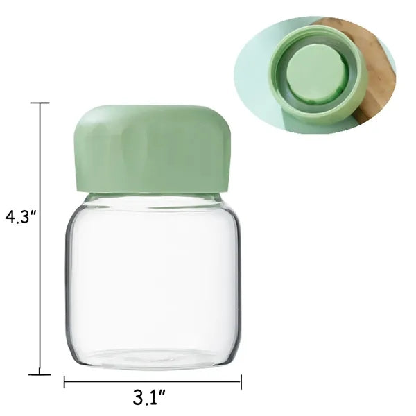 Small Clear Glass Water Bottle