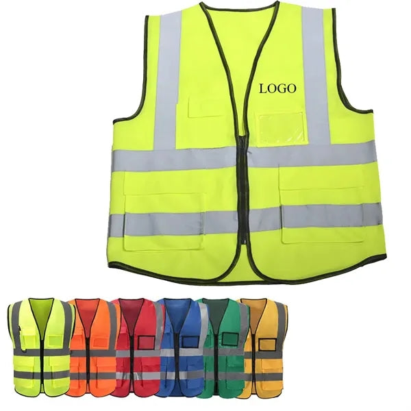 Multi-pocket Reflective Vest