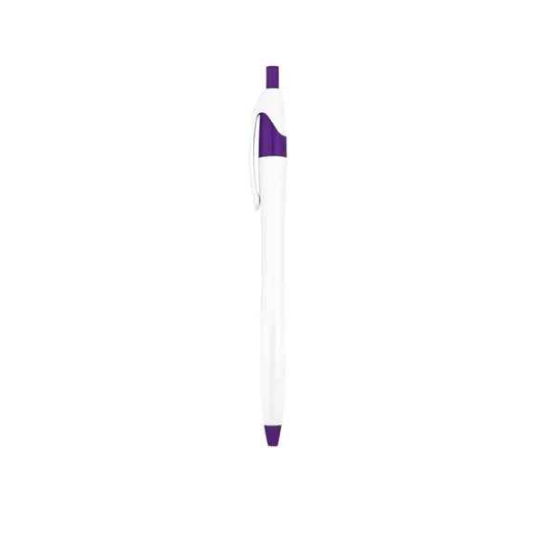 Two Light Tone Plastic Pen w/ Custom Imprint