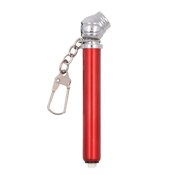 Mini Chain Equipped Portable Tire Pressure Gauge