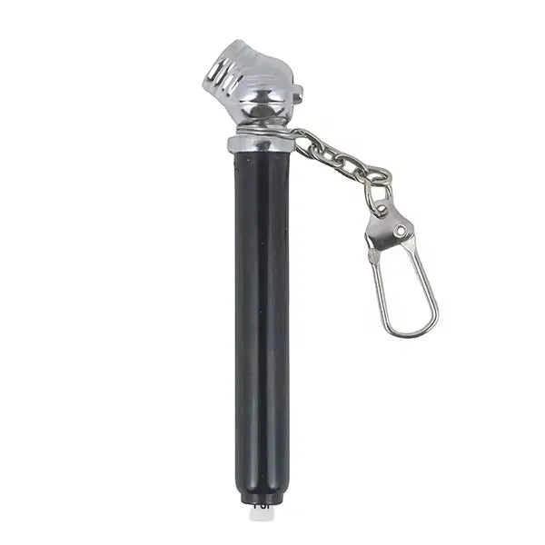 Mini Chain Equipped Portable Tire Pressure Gauge