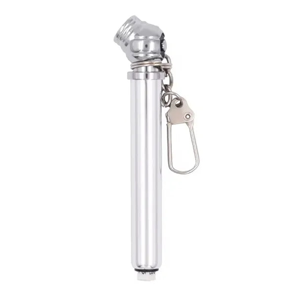 Mini Chain Equipped Portable Tire Pressure Gauge
