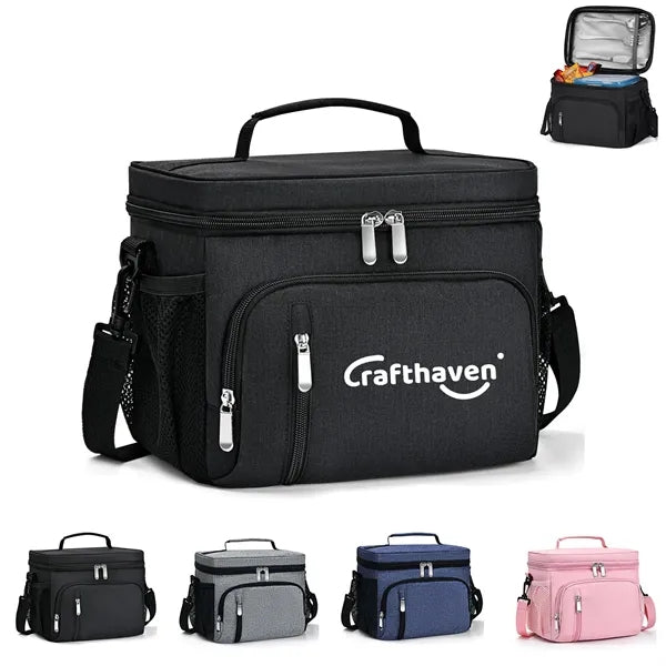 9L Insulated Lunch Cooler Tote Bag