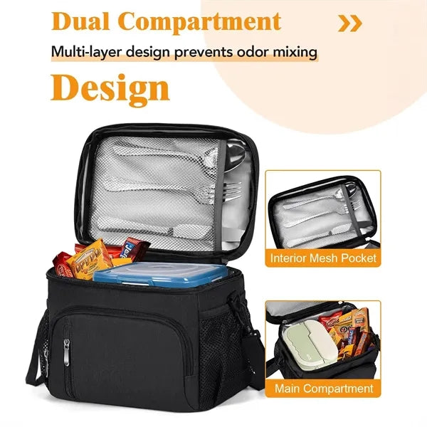 9L Insulated Lunch Cooler Tote Bag