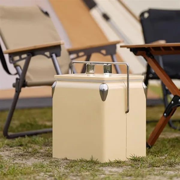 13L Outdoor Insulated Cooler Box with Carry Handle