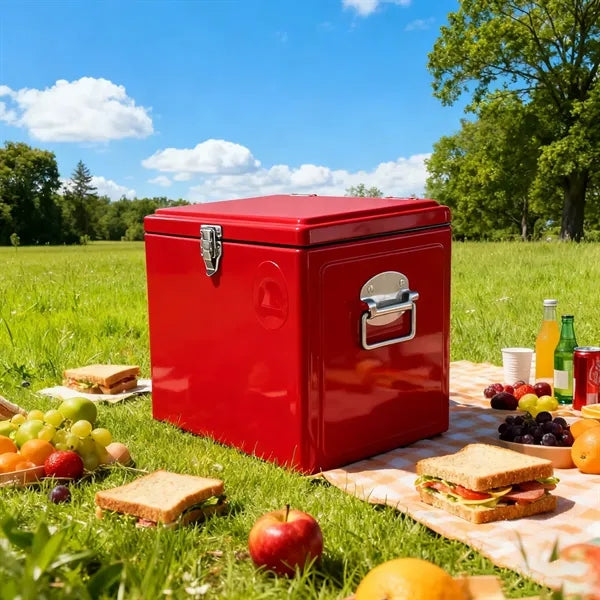 15L Outdoor Insulated Cooler Box with Metal Lock