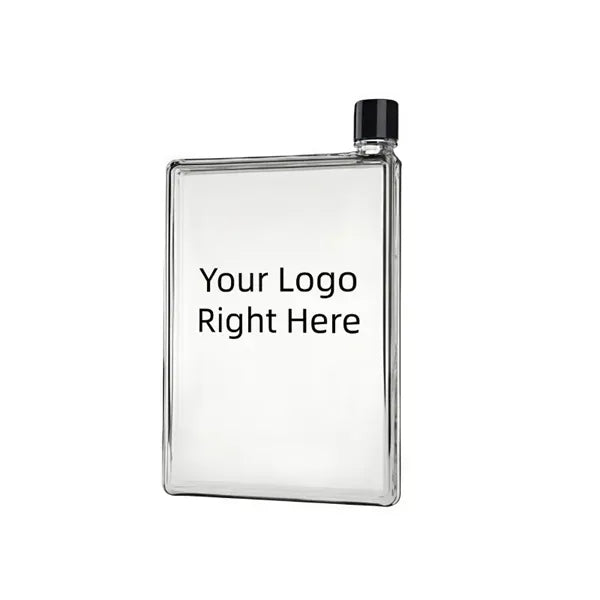 Clear Square Water Bottle Stylish Hydration