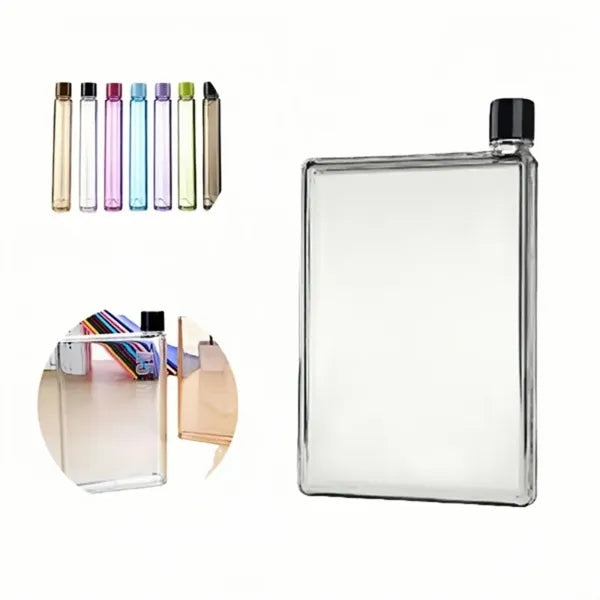 Clear Square Water Bottle Stylish Hydration
