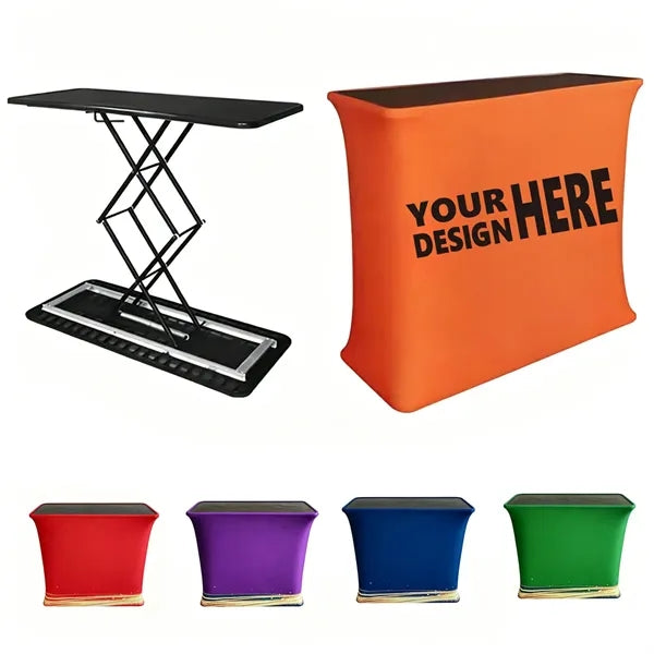 Portable Square Popup Stand Booth Trade show Podium Table