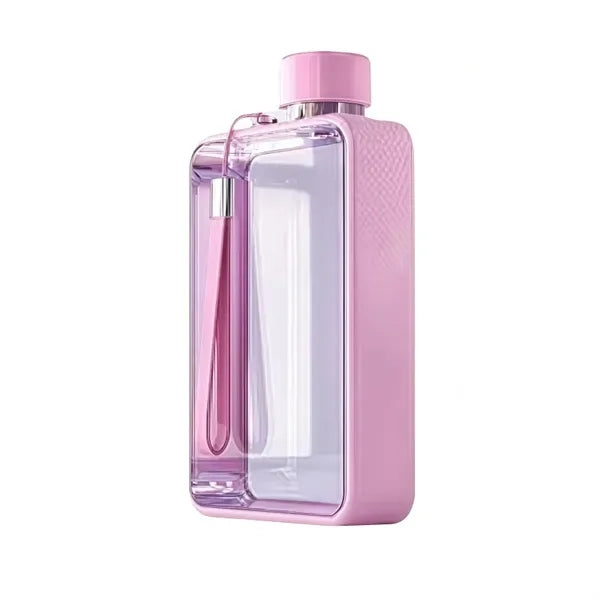 Square Water Bottle Clear Travel Drinkware
