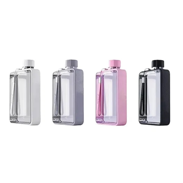 Square Water Bottle Clear Travel Drinkware