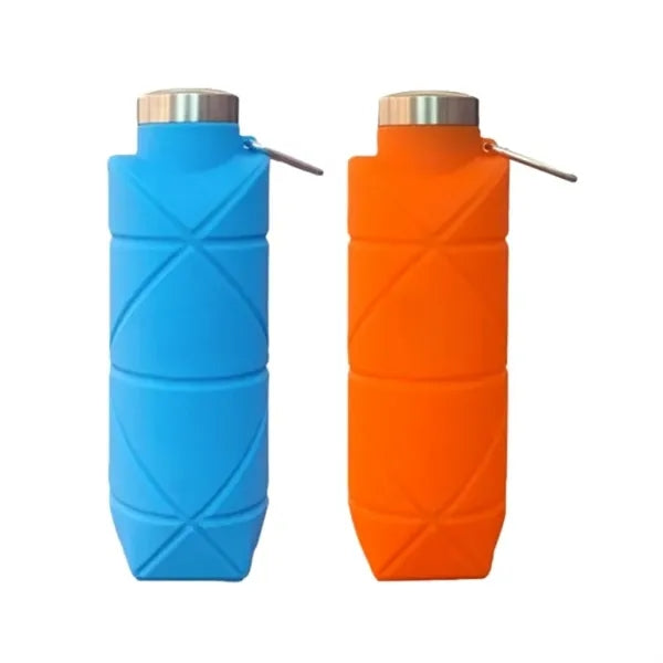 Collapsible Silicone Sports Water Bottle BPA-Free