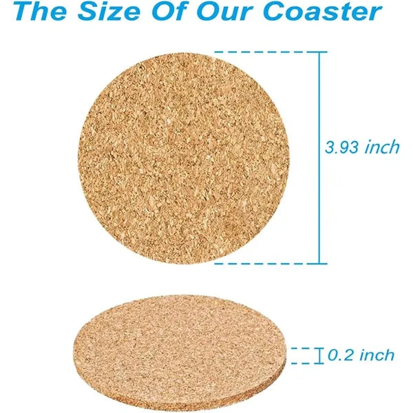 Round Cork Coaster