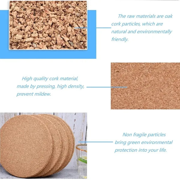 Round Cork Coaster