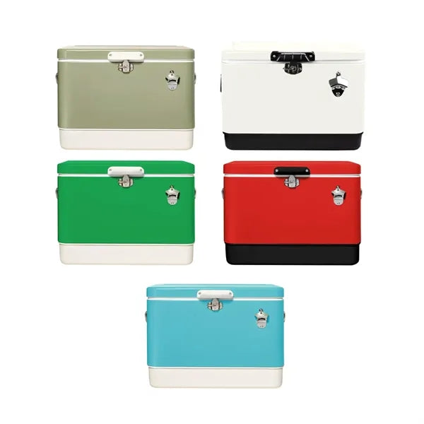 30L Outdoor Insulated Cooler Box with Bottle Opener