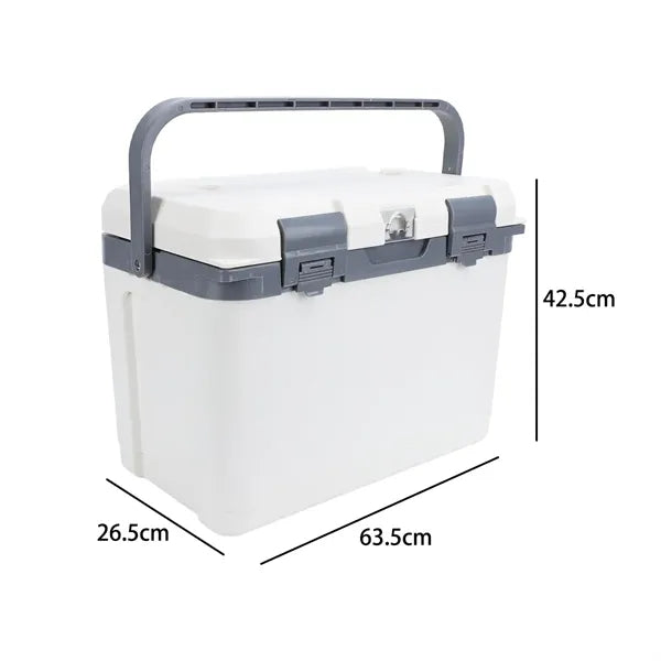 15L Outdoor Portable Insulated Cooler Box with Carry Handle