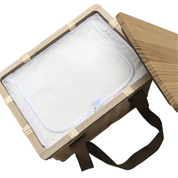 Wicker Insulated Picnic Basket