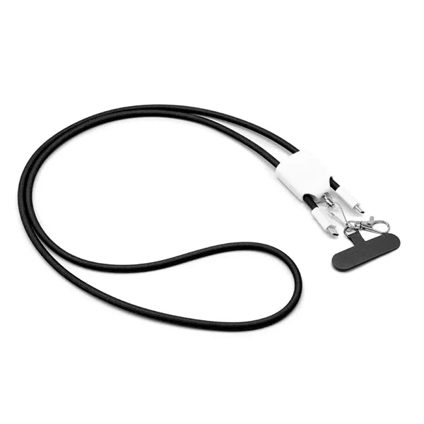 4 in 1 Phone Tether Lanyard Fast Charging Cable