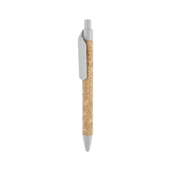 Eco-Friendly Natural Cork Barrel Ballpoint Pen