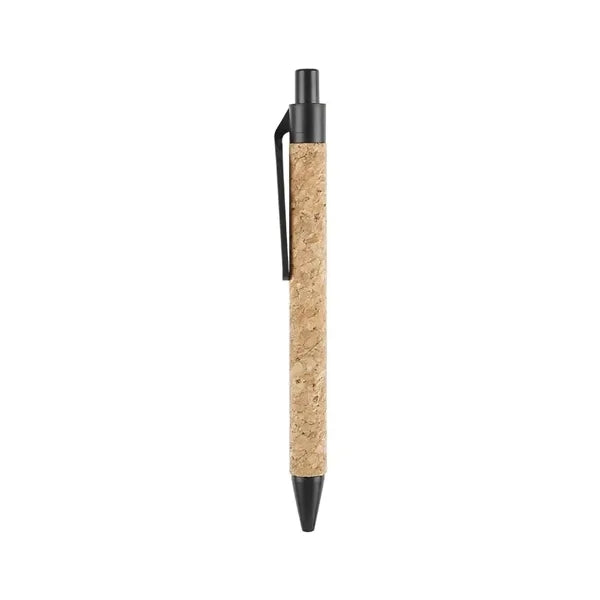 Eco-Friendly Natural Cork Barrel Ballpoint Pen