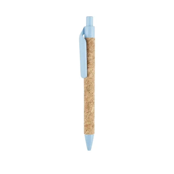 Eco-Friendly Natural Cork Barrel Ballpoint Pen