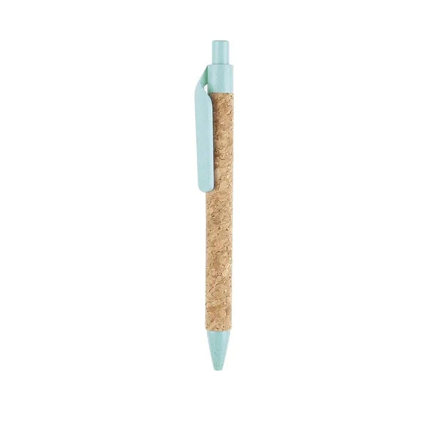 Eco-Friendly Natural Cork Barrel Ballpoint Pen