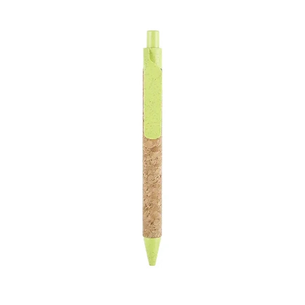 Eco-Friendly Natural Cork Barrel Ballpoint Pen