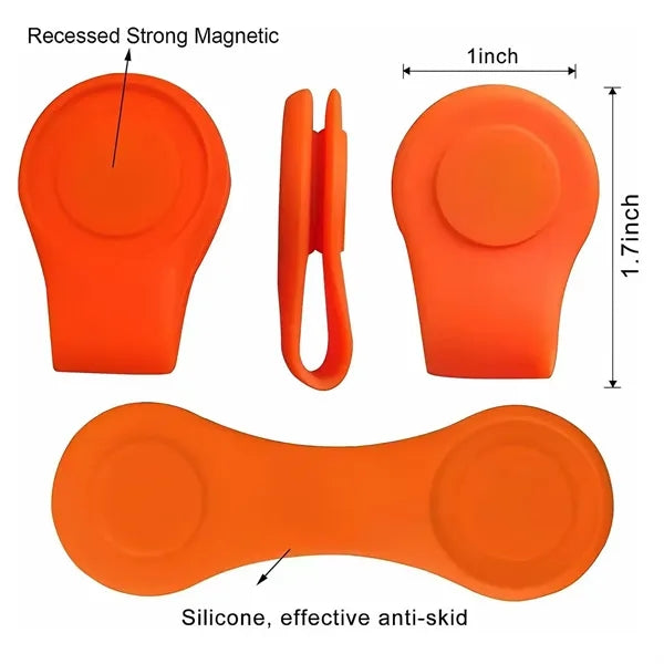 Silicone Golf Hat Clip Magnatic Ball Marker