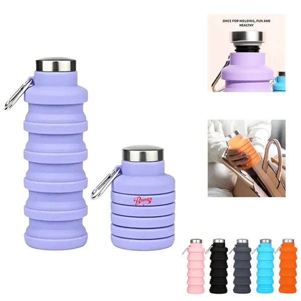Silicone Folding Cup, Outdoor Sports Water Bottle