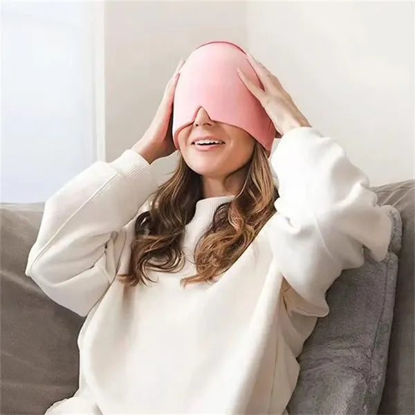 Cooling Sleep Eye Mask Weighted Blindfold Travel Gel Pad
