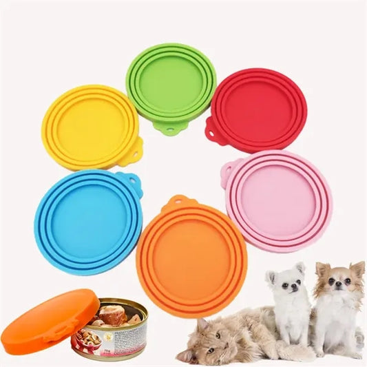 Silicone Pet Food Can Lid Cat Dog Cover