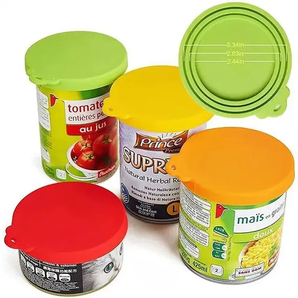 Silicone Pet Food Can Lid Cat Dog Cover