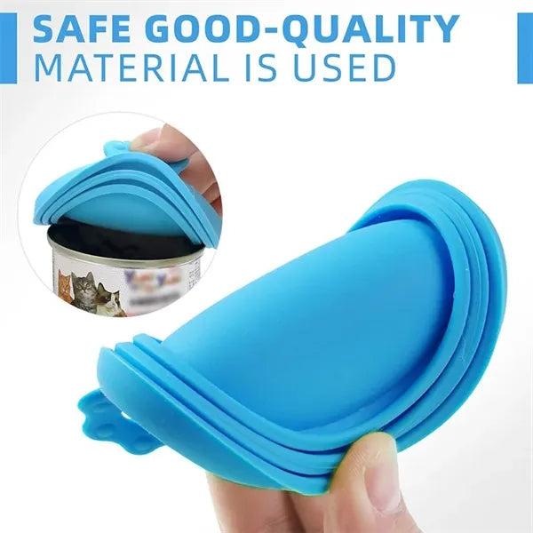 Silicone Pet Food Can Lid Cat Dog Cover