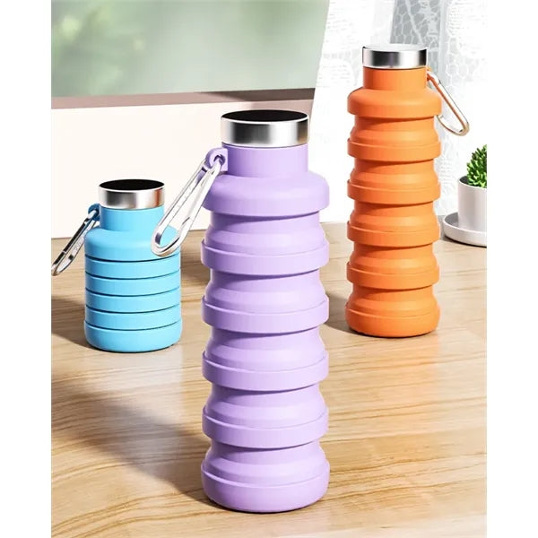 Silicone Folding Cup, Outdoor Sports Water Bottle