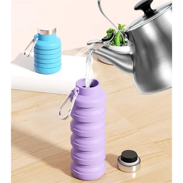Silicone Folding Cup, Outdoor Sports Water Bottle