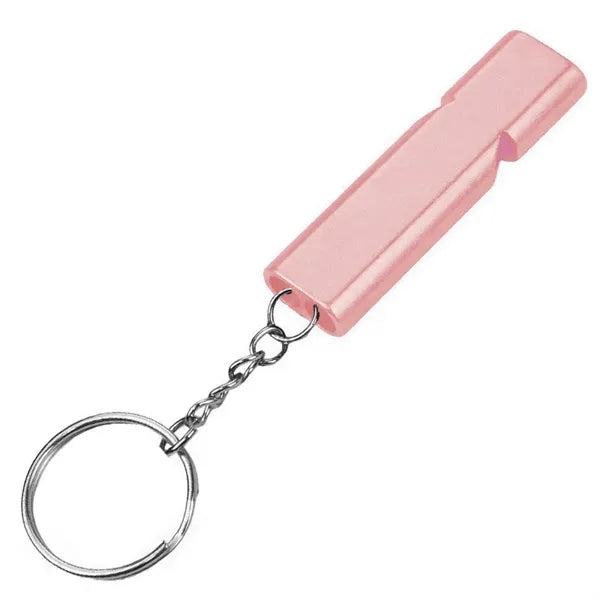 Aluminum Emergency Safety Whistle Keychain