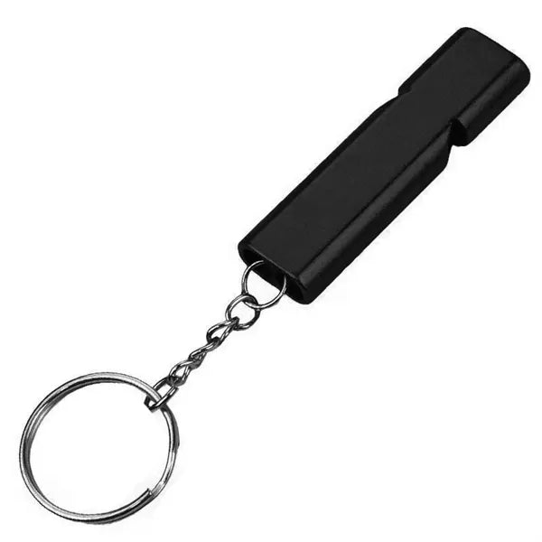 Aluminum Emergency Safety Whistle Keychain