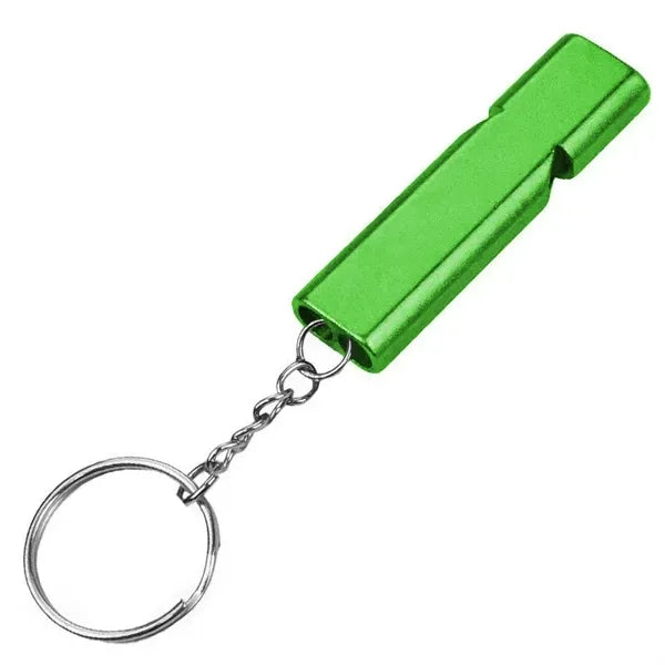 Aluminum Emergency Safety Whistle Keychain