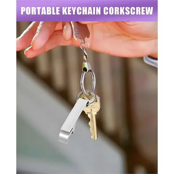 Aluminum Bottle Opener Keychain Beer Tool