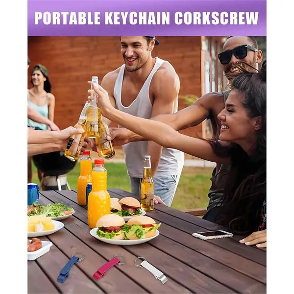 Aluminum Bottle Opener Keychain Beer Tool